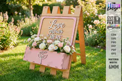 A-Frame Welcome Sign Laser Cut | Outdoor Decor | Porch Sign Product Image 1