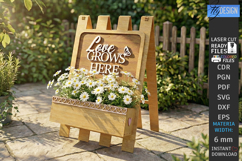 A-Frame Welcome Signs Laser Cut Bundle | Outdoor Decor SVG Product Image 16