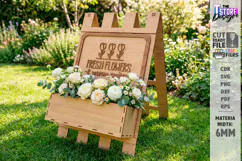 A-Frame Welcome Sign Laser Cut | Outdoor Decor | Porch Sign Product Image 1