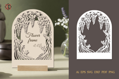 A frame with lupine flowers. The cut file Product Image 1