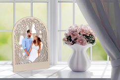 A frame with lupine flowers. The cut file Product Image 2