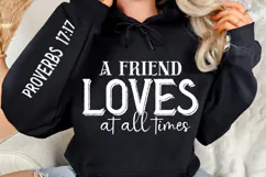 A friend Loves At All Times Sleeve SVG Design Product Image 3