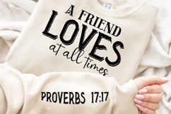 A friend Loves At All Times Sleeve SVG Design Product Image 2