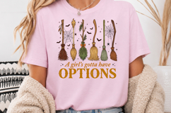 A Girl's Gotta Have Options Halloween Sublimation PNG Product Image 4