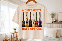 A Girl’s Gotta Have Options, Halloween Witch Sublimation Product Image 2