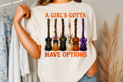 A Girl’s Gotta Have Options, Halloween Witch Sublimation Product Image 3