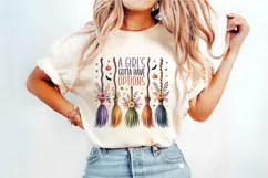 A Girl’s Gotta Have Options PNG, Trendy Girly Halloween Product Image 1