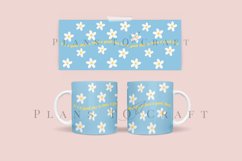 a good day daisy positive quotes coffee glass wrap svg glass mug svg presized for 11oz and 15oz glass ready to cut and sublimation files