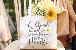 A Good Laugh Is Sunshine Svg, Home Sign Svg, Entryway Sign Product Image 3