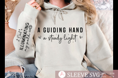 A guiding hand a steady light Sleeve SVG Design Product Image 3