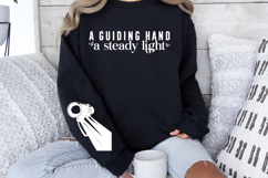 A guiding hand a steady light Sleeve SVG Product Image 2