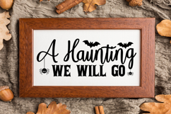 Farmhouse Halloween Sign SVG Bundle | Spooky Halloween Sign Product Image 21