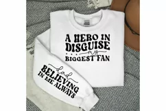 A Hero In Disguise Sleeve SVG, Father's Day SVG Design Product Image 3