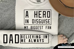 A Hero In Disguise Sleeve SVG, Father's Day SVG Design Product Image 2