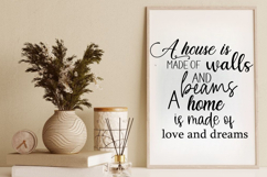 A house is made of walls SVG, Farm House Sign SVG Product Image 1