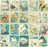 20 Pleasant Prints from A Jungle Picnic | Vintage Images Product Image 2