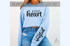 A kind heart Sleeve SVG Design Product Image 1