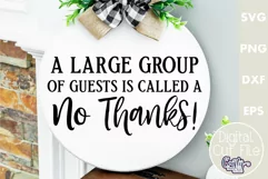 Farmhouse Funny Round Sign Svg, A Large Group Of People Product Image 1