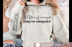 A lifetime of memories forever cherished Sleeve SVG Product Image 2