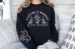 A lifetime of memories forever cherished Sleeve SVG Product Image 3