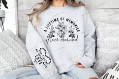 A lifetime of memories forever cherished Sleeve SVG Product Image 2