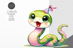 Snake clipart, Animals clipart, Nursery clipart Product Image 1