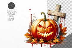 Halloween clipart, Pumpkin clipart, Autumn clipart Product Image 1