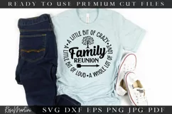 A Little Bit Of Crazy SVG Cut File | Family Reunion SVG Product Image 3
