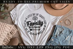A Little Bit Of Crazy SVG Cut File | Family Reunion SVG Product Image 2