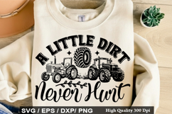 Tractor SVG Design - Farm to table fresh food daily Product Image 2