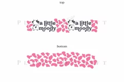 a little moody cow puns 40oz quencher tumbler sublimation full wrap high resolution transparant background