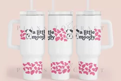 a little moody cow puns 40oz quencher tumbler sublimation full wrap high resolution transparant background