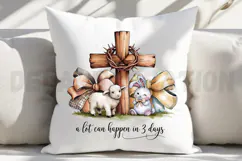 A lot can happen in 3 days bow girl Sublimation PNG Product Image 3