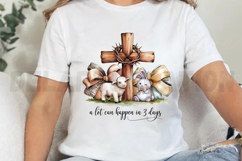 A lot can happen in 3 days bow girl Sublimation PNG Product Image 4