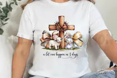 A lot can happen in 3 days bow girl Sublimation PNG Product Image 4