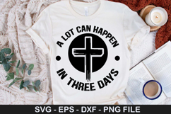 Christian SVG Design - Fall for Jesus He Never Leaves Product Image 2