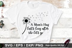 A Moms hug lasts long after SVG - Mother&#039;s Day Design Product Image 1