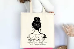 A Mother Is Like A Flower Each SVG, Mothers Day SVG Design Product Image 3