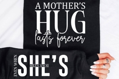 A Mother’s Hug Lasts Forever SVG Design Product Image 2