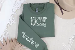 A Mother's Hug The Best Sleeve SVG, Mother's Day SVG Design Product Image 3