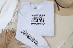 A Mother's Hugs Heal Sleeve SVG, Mother's Day SVG Design Product Image 2