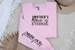 A Mother's Hugs Love Is Sleeve SVG, Mother's Day SVG Design Product Image 2