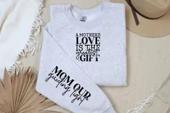 A Mother's Love Is The Sleeve SVG, Mother's Day SVG Design Product Image 2