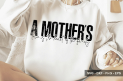A Mother's Love Is The Heart Of The F- Mother's Day Design Product Image 1