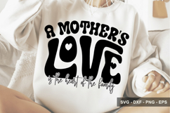 A Mother's Love Is The Heart Of The F- Mother's Day Design Product Image 1