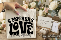 A Mother's Love Is The Heart Of The F- Mother's Day Design Product Image 2