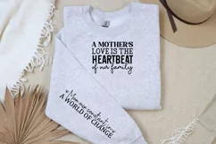 A Mother's Love Is The Sleeve SVG, Mother's Day SVG Design Product Image 3