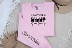 A Mother's Love Is The Sleeve SVG, Mother's Day SVG Design Product Image 2
