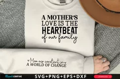 A Mother's Love Is The Sleeve SVG, Mother's Day SVG Design Product Image 1