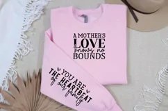 A Mother's Love Knows Sleeve SVG, Mother's Day SVG Design Product Image 3